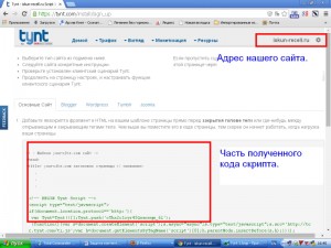 Сервис Tynt6