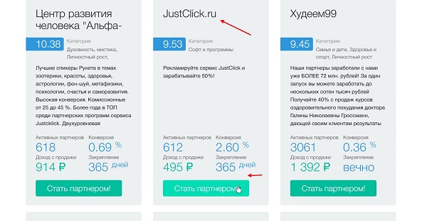 Вход в личный кабинет Джастклик партнера