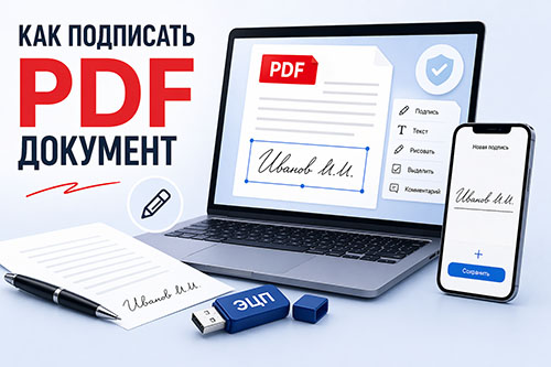 Как подписать PDF-документ: 5 способов на компьютере и телефоне