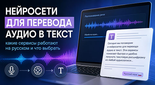 Нейросети для перевода аудио в текст: какие сервисы работают на русском и что выбрать
