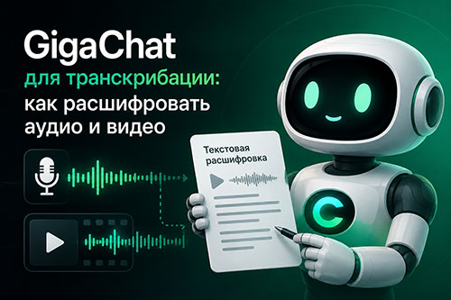 GigaChat для транскрибации: как расшифровать аудио и видео